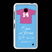Coque Nokia Lumia 635 3/4 aile droit Bonus offensif-défensif Bleu