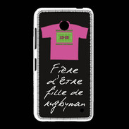Coque Nokia Lumia 635 Fille de rugbyman Bonus offensif-défensif Noir