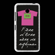 Coque Nokia Lumia 635 Mère de rugbyman Bonus offensif-défensif Noir 