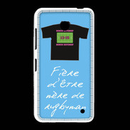 Coque Nokia Lumia 635 Mère de rugbyman Bonus offensif-défensif Bleu 2