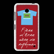 Coque Nokia Lumia 635 Mère de rugbyman Bonus offensif-défensif Rouge 2
