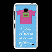 Coque Nokia Lumia 635 Père de rugbyman Bonus offensif-défensif Bleu