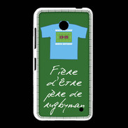 Coque Nokia Lumia 635 Père de rugbyman Bonus offensif-défensif Vert 2
