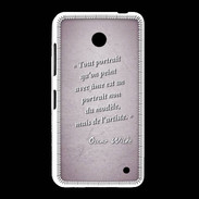 Coque Nokia Lumia 635 Portrait Ame Rose Citation Oscar Wilde
