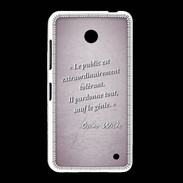 Coque Nokia Lumia 635 Public génie Rose Citation Oscar Wilde