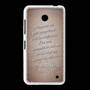 Coque Nokia Lumia 635 Sympathiser Rouge Citation Oscar Wilde