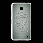 Coque Nokia Lumia 635 Sympathiser Vert Citation Oscar Wilde