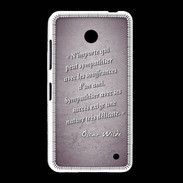 Coque Nokia Lumia 635 Sympathiser Violet Citation Oscar Wilde