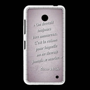 Coque Nokia Lumia 635 Toujours amoureux Rose Citation Oscar Wilde