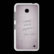 Coque Nokia Lumia 635 Aimer Rose Citation Oscar Wilde