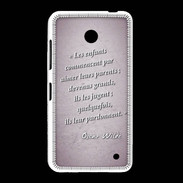 Coque Nokia Lumia 635 Dieux prières Rose Citation Oscar Wilde