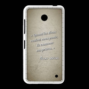 Coque Nokia Lumia 635 Dieux prières Sepia Citation Oscar Wilde