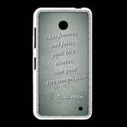 Coque Nokia Lumia 635 Femmes comprises Vert Citation Oscar Wilde