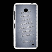Coque Nokia Lumia 635 Société rêveur Bleu Citation Oscar Wilde
