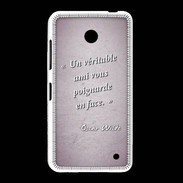 Coque Nokia Lumia 635 Ami poignardée Rose Citation Oscar Wilde