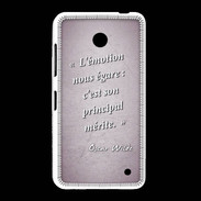 Coque Nokia Lumia 635 Emotion égarée Rose Citation Oscar Wilde
