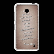 Coque Nokia Lumia 635 Gens attrayants Rouge Citation Oscar Wilde