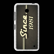 Coque Nokia Lumia 635 Since 1981 gris