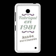 Coque Nokia Lumia 635 Fabriqué en 1981 ZG