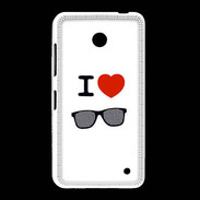 Coque Nokia Lumia 635 I love Lunette Fun 4