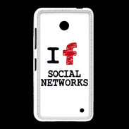 Coque Nokia Lumia 635 I love Social Net