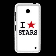 Coque Nokia Lumia 635 I love Stars