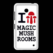 Coque Nokia Lumia 635 I love Mushrooms