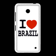 Coque Nokia Lumia 635 I love Brazil