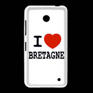 Coque Nokia Lumia 635 I love Bretagne