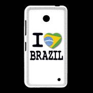 Coque Nokia Lumia 635 I love Brazil 2