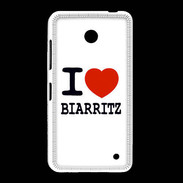 Coque Nokia Lumia 635 I love Biarritz