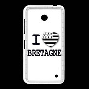 Coque Nokia Lumia 635 I love Bretagne 3