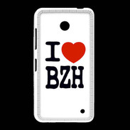 Coque Nokia Lumia 635 I love BZH