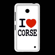 Coque Nokia Lumia 635 I love Corse