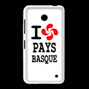 Coque Nokia Lumia 635 I love Pays Basque 2