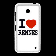 Coque Nokia Lumia 635 I love Rennes