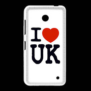 Coque Nokia Lumia 635 I love UK