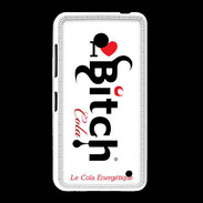 Coque Nokia Lumia 635 I love Bitch Cola