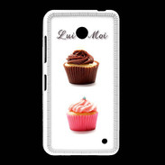 Coque Nokia Lumia 635 Cupcake lui et moi PR
