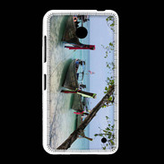 Coque Nokia Lumia 635 DP Barge en bord de plage 2