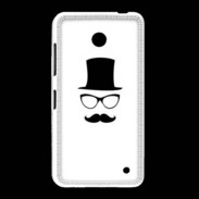 Coque Nokia Lumia 635 chapeau moustache