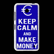 Coque Nokia Lumia 635 Keep Calm Make money Bleu