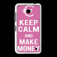 Coque Nokia Lumia 635 Keep Calm Make money Rose