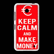 Coque Nokia Lumia 635 Keep Calm Make money Rouge