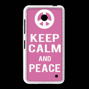 Coque Nokia Lumia 635 Keep Calm Peace Rose