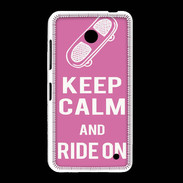 Coque Nokia Lumia 635 Keep Calm Ride on Rose