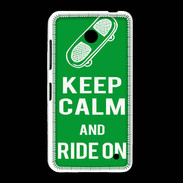 Coque Nokia Lumia 635 Keep Calm Ride on Vert