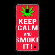 Coque Nokia Lumia 635 Keep Calm Smoke Rouge