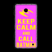 Coque Nokia Lumia 635 Keep Calm Call Batman Rose