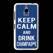 Coque Nokia Lumia 635 Keep Calm Drink Champagne Bleu